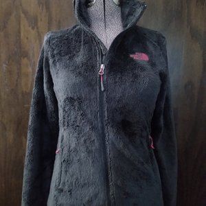 North Face osito jacket dark gray women's size xs
